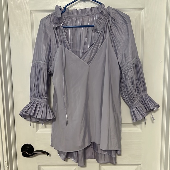 Cinq A Sept Phyllis Gathered Blouse - Picture 13 of 15